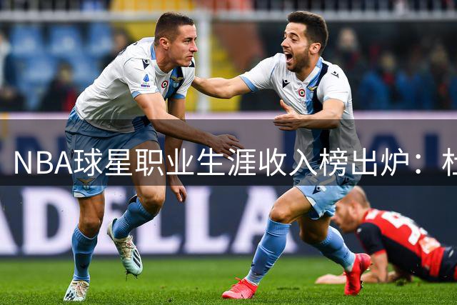 NBA球星职业生涯收入榜出炉：杜兰特力压詹姆斯登顶